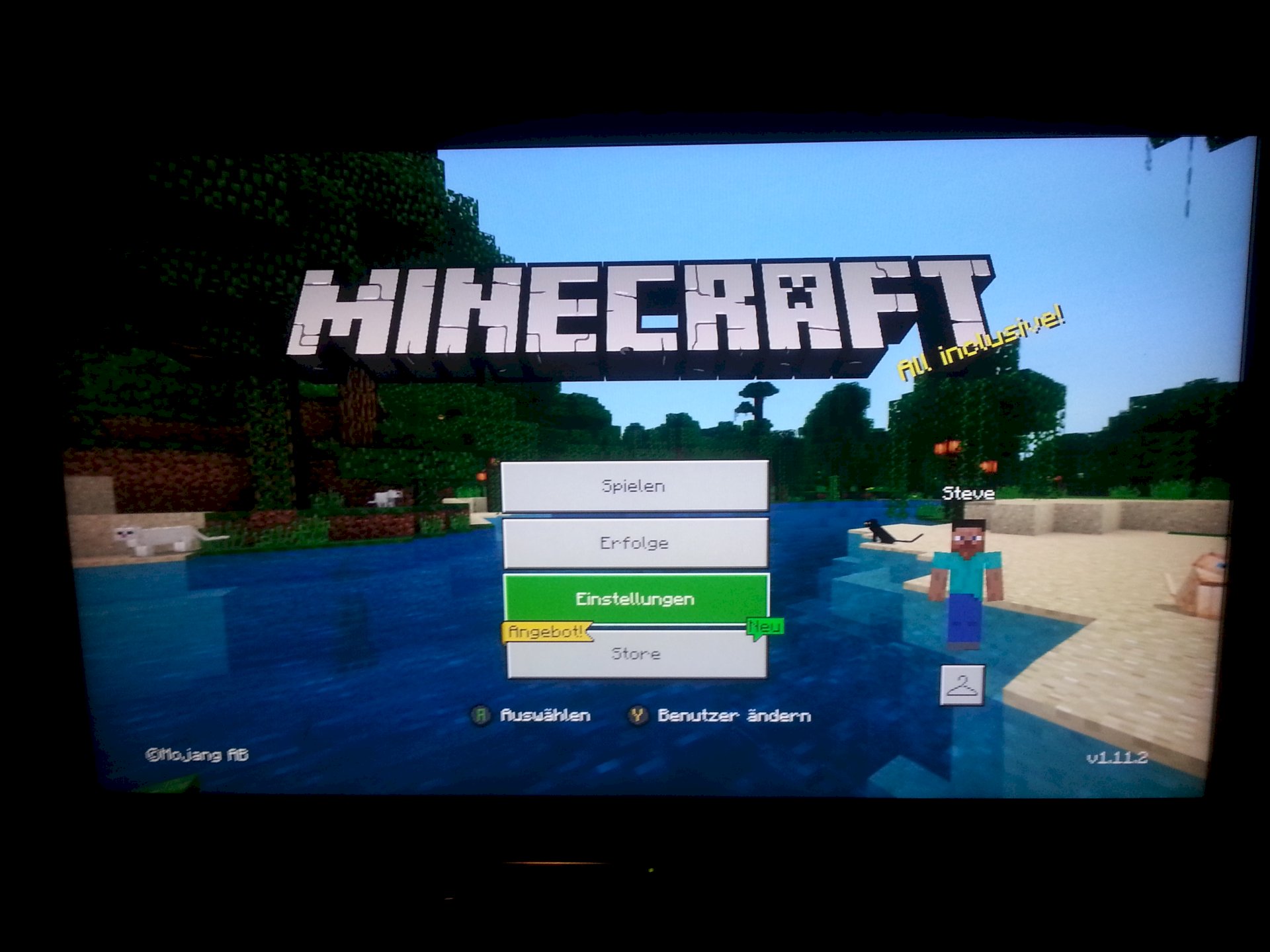 How can I change minecraft xbox one version