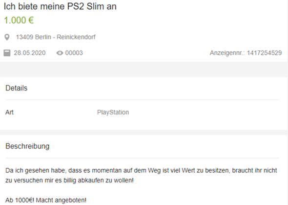 Playstation 2 Slim silver for over 1000 euro - 1