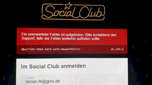 Rockstar Socialclub login problems
