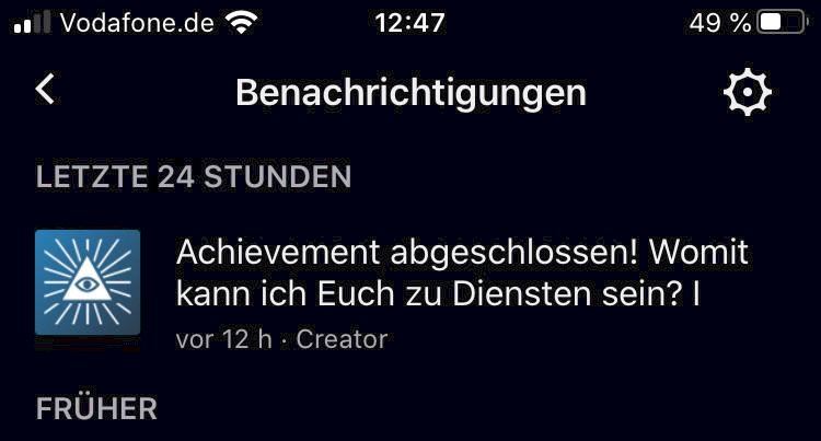Twitch Achievement