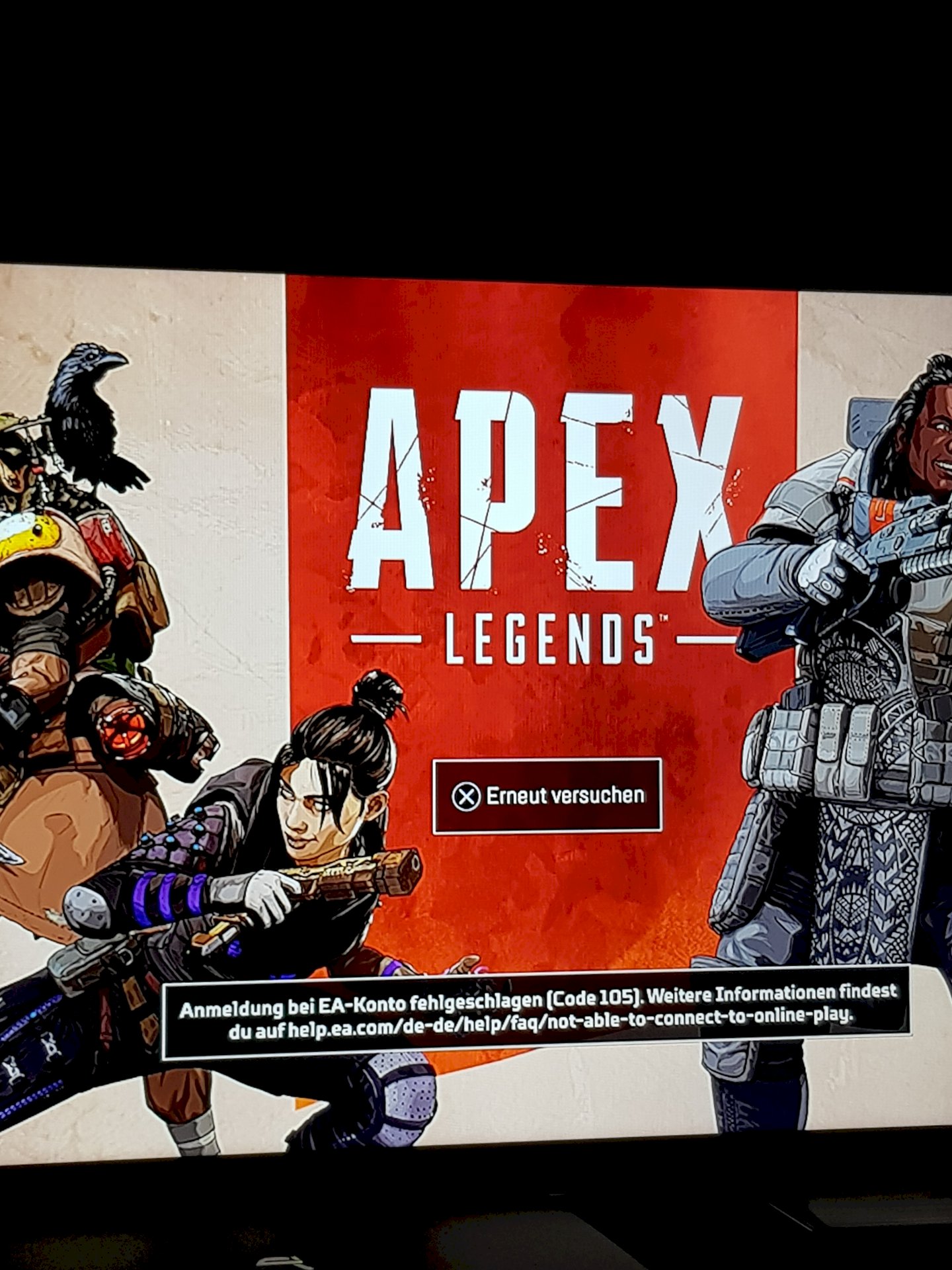Apex Legends ps4 How do I log in with Origin