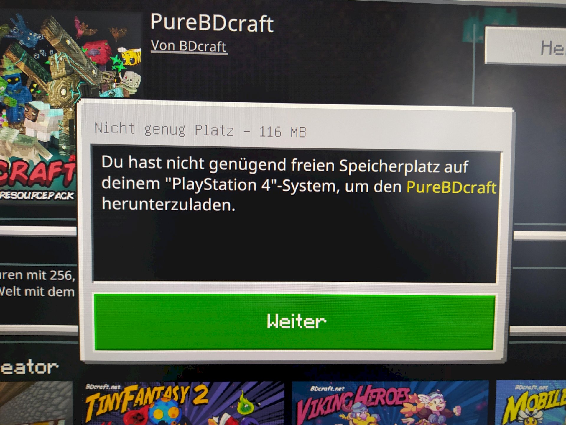 No more memory on Ps4 - 1