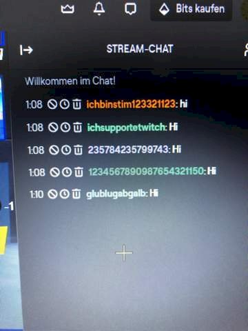 Get 5 viewers to join the chat at the same time