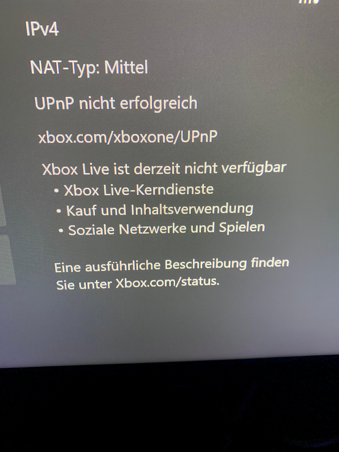 Internet problems on Xbox one x