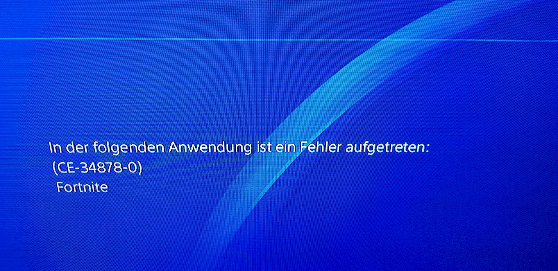 Fortnite PS4 does not start