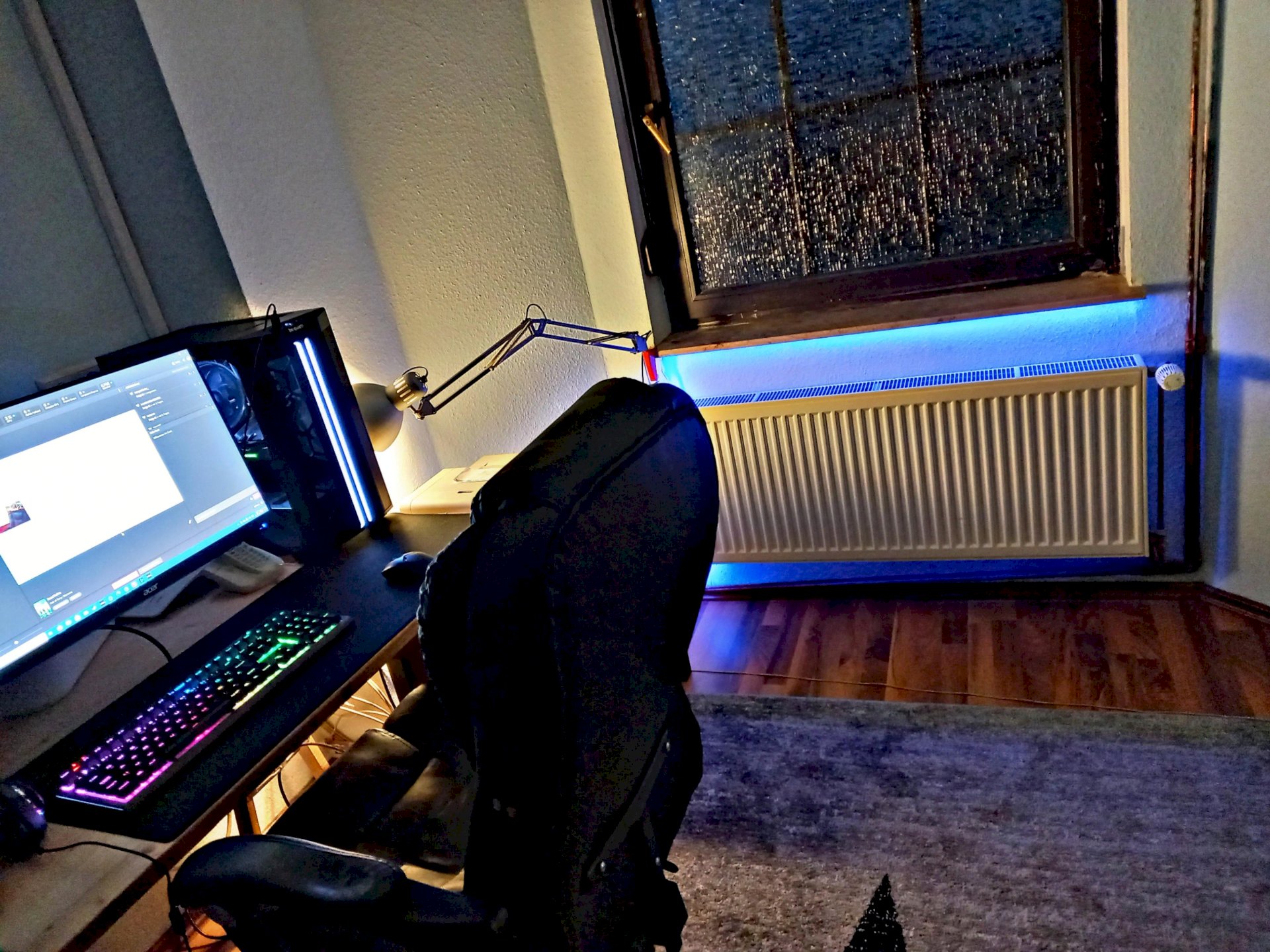 Opinion on the background in the stream