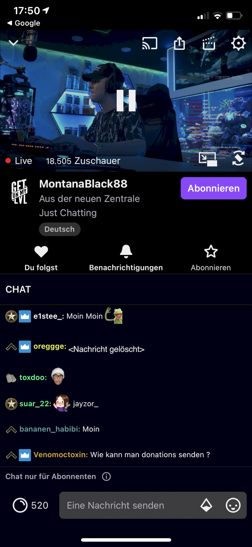 Twitch sign