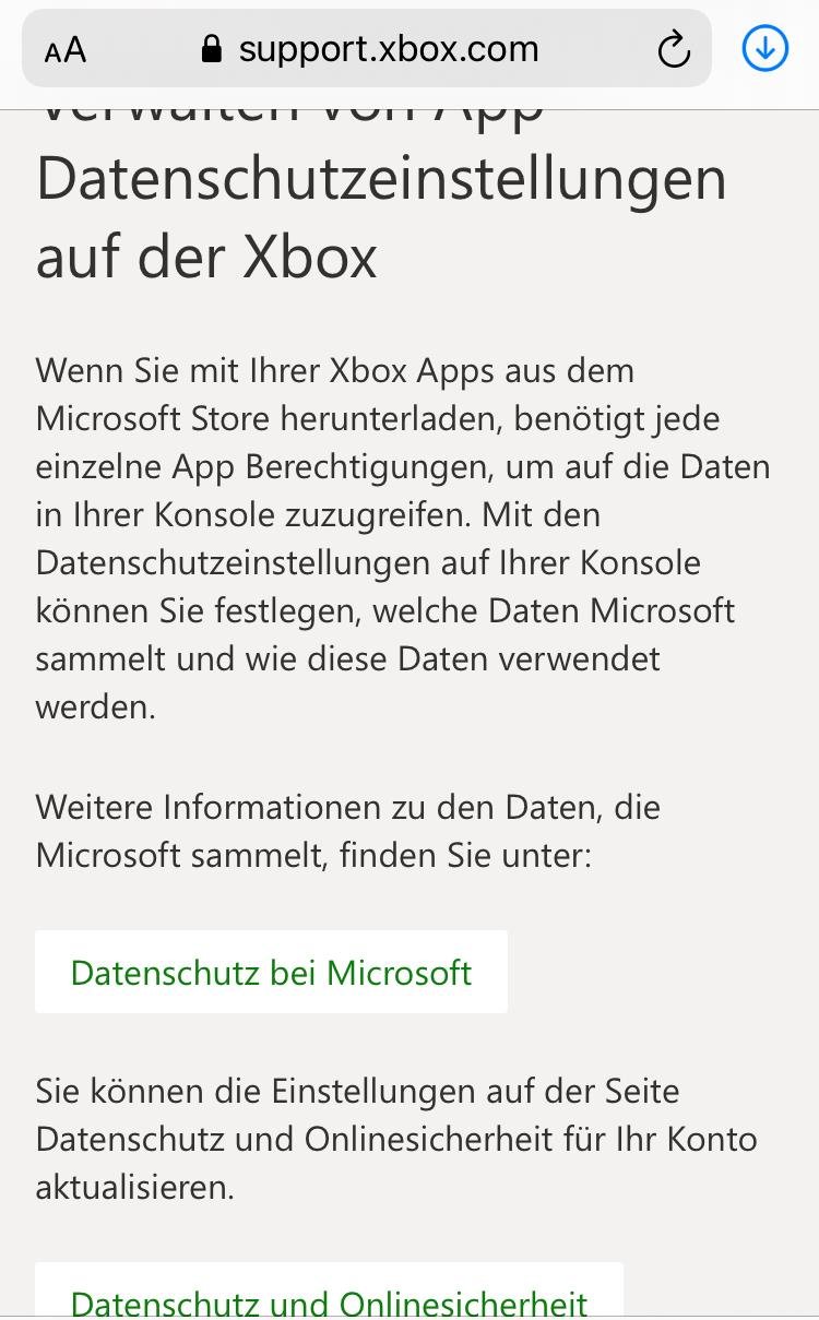 Xbox settings - 1