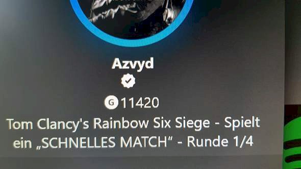 XBox profile