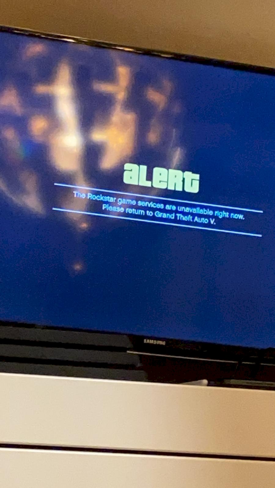 GTA error message what to do Ps4
