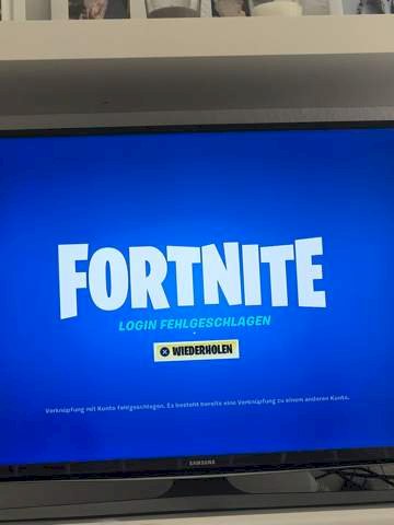 Fortnite login failed