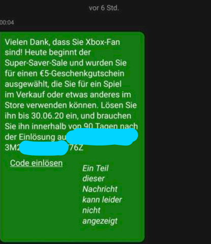 Xbox 5 euro for free