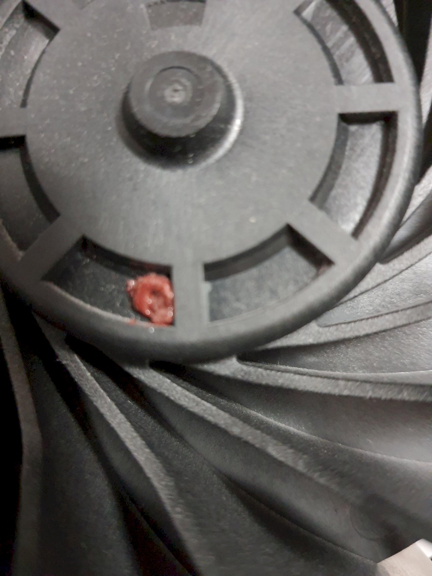 PS5 fan has a strange stain