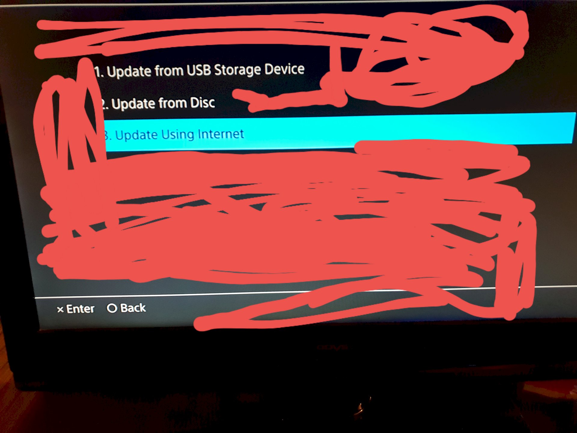 It does not start anymore. What now