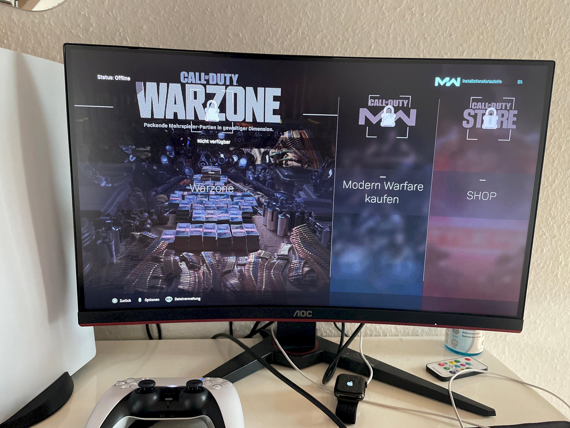 Warzone on PlayStation 5