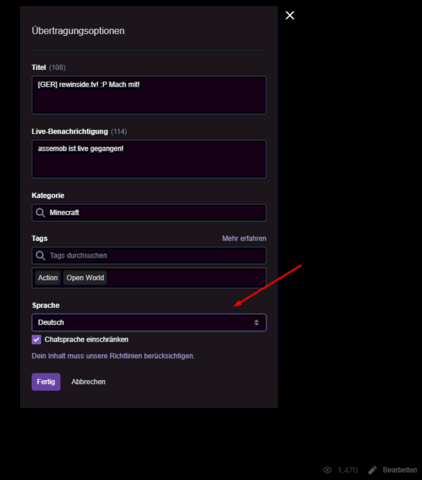 Switch Twitch Ikon