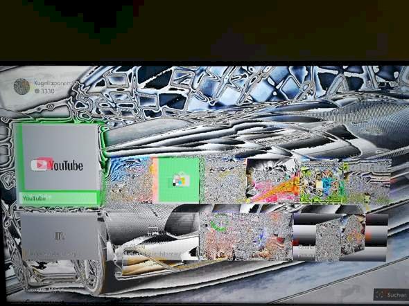 Xbox one has a strange picture