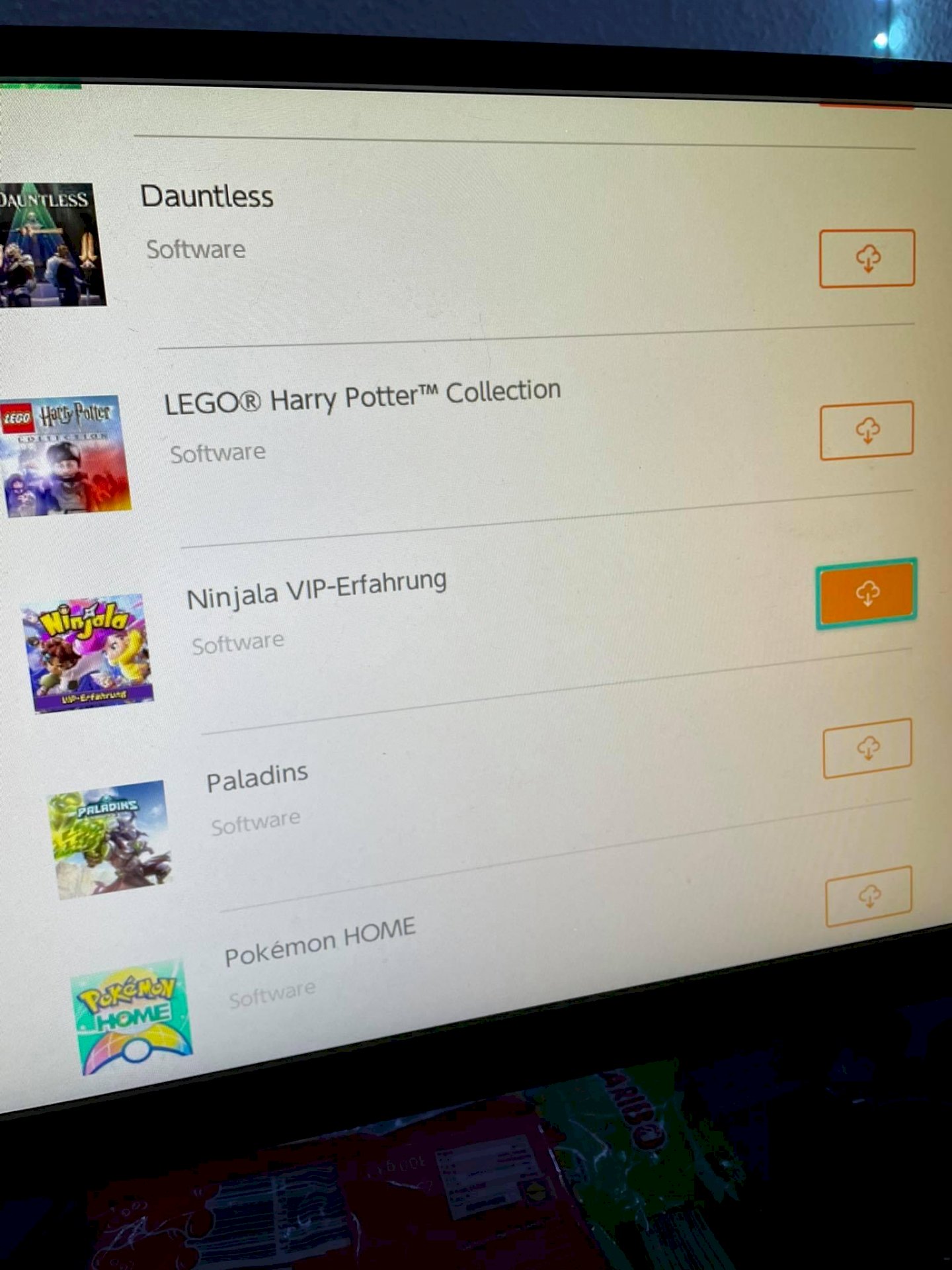 Nintendo Switch game download not possible - 1