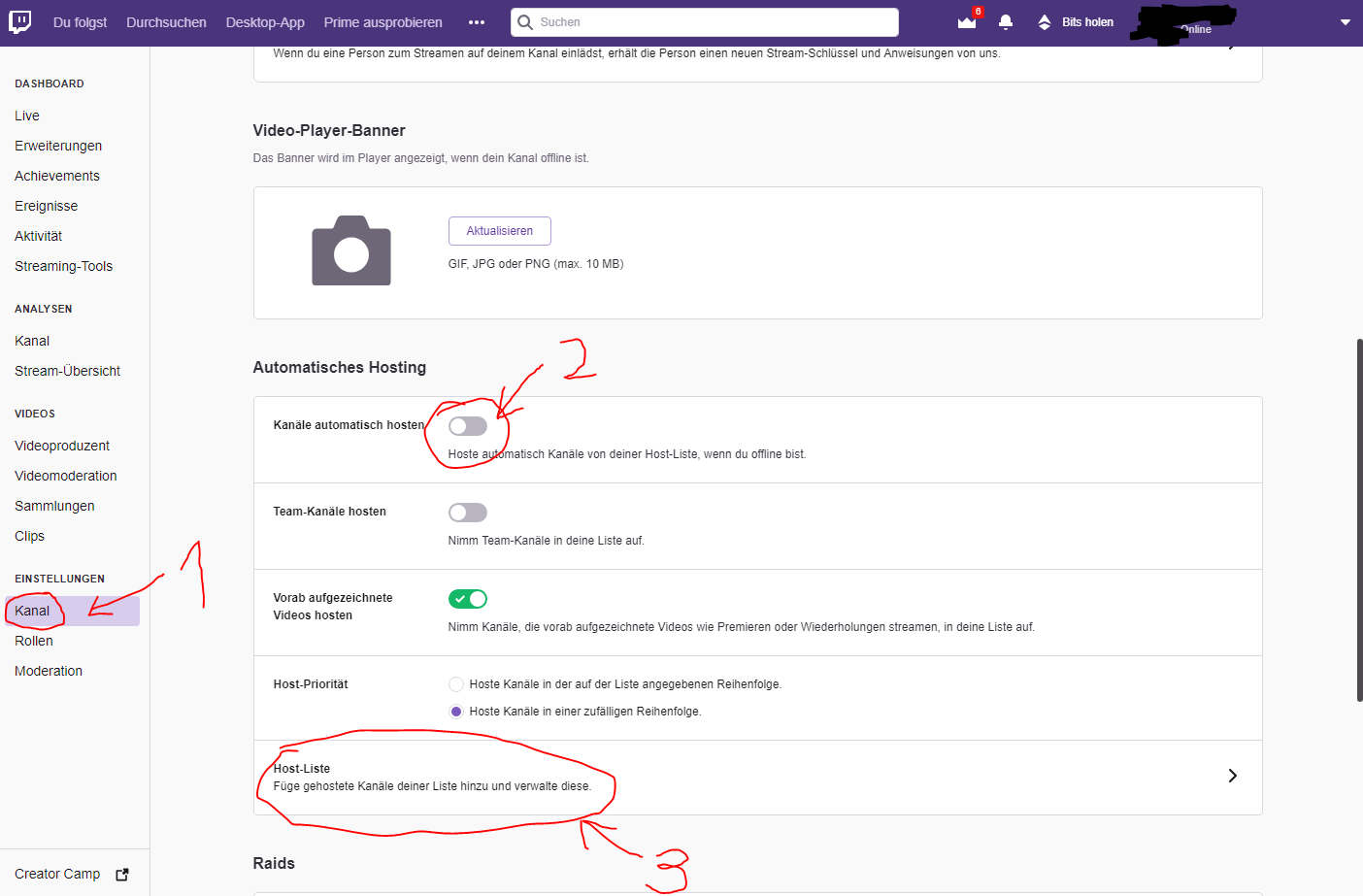 Twitch automatically host? ConsolesHub