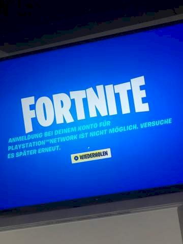 Fortnite on PS4 not working