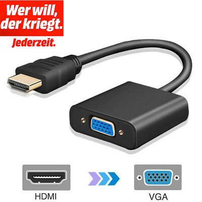 Monitor VGA to graphics card HDMI