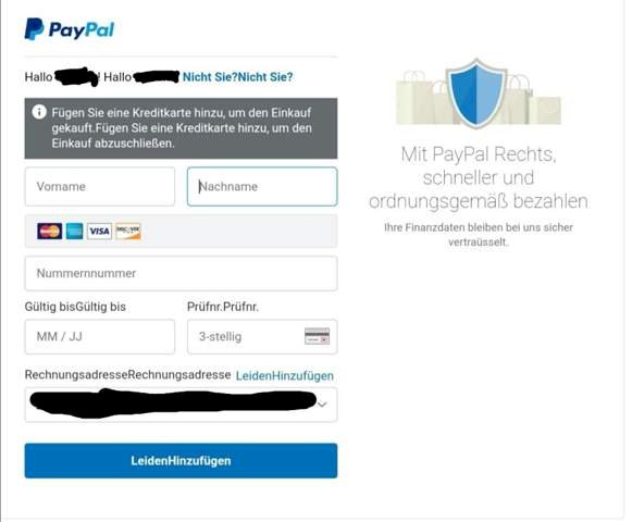 Pay with PayPal without a credit card