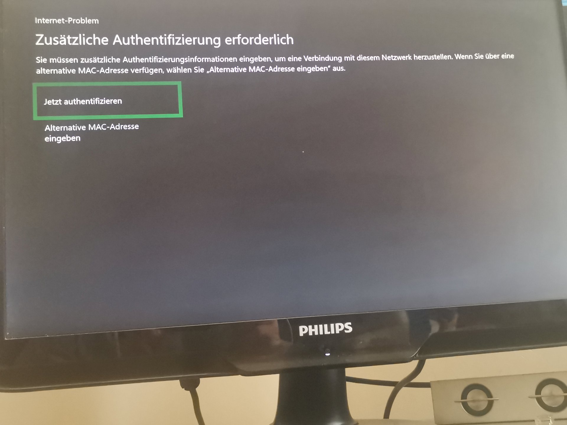 Xbox one authentication