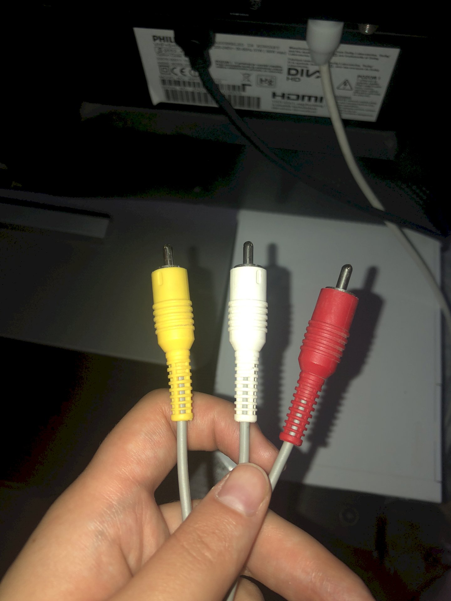 connecting wii to tv with red yellow white