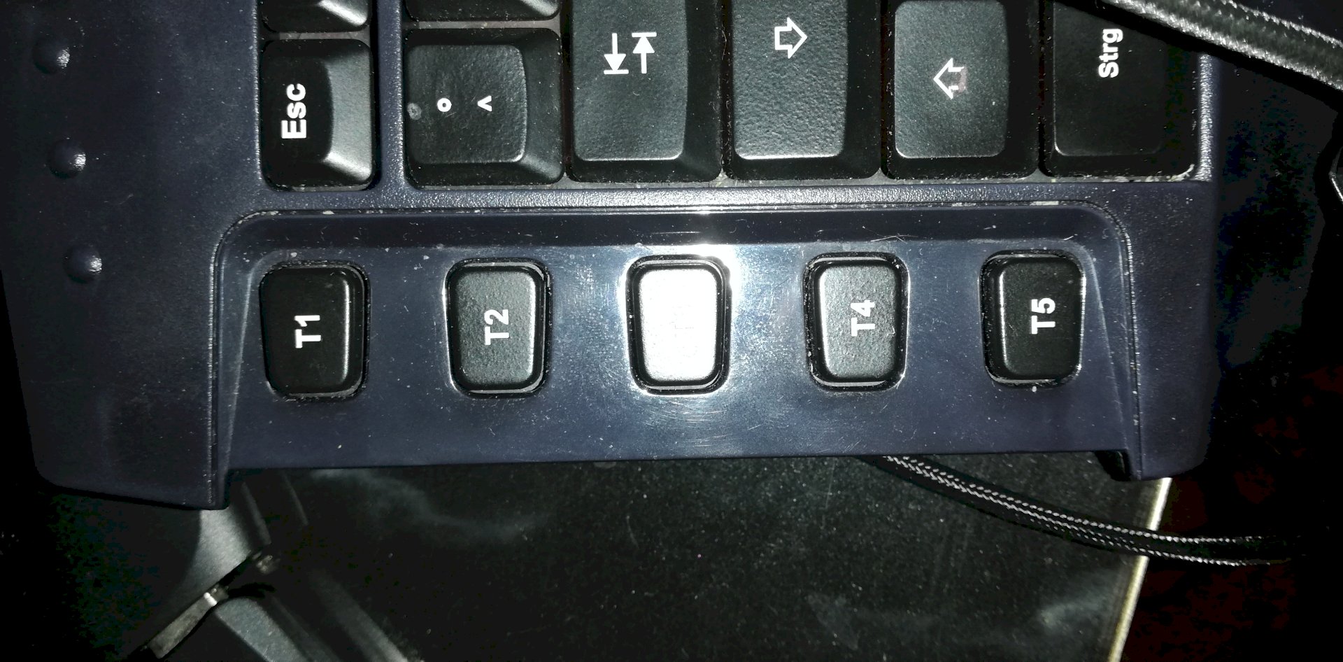 How do I set the t keys on my keyboard - 1