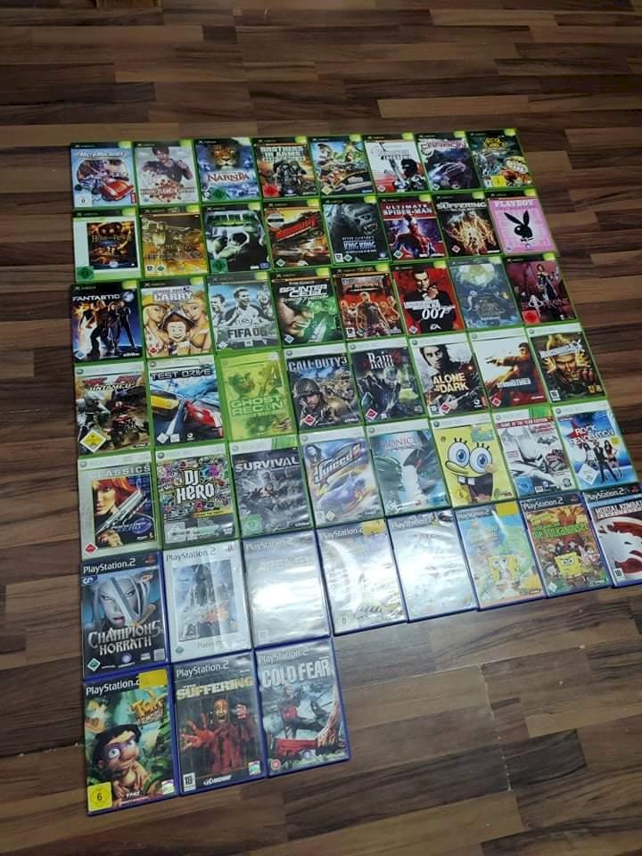 What are the costs of all games together PS2, XBOX and Xbox 360 games