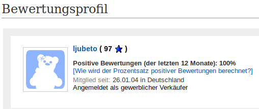 Would bought on eBay, the seller must deliver - 1