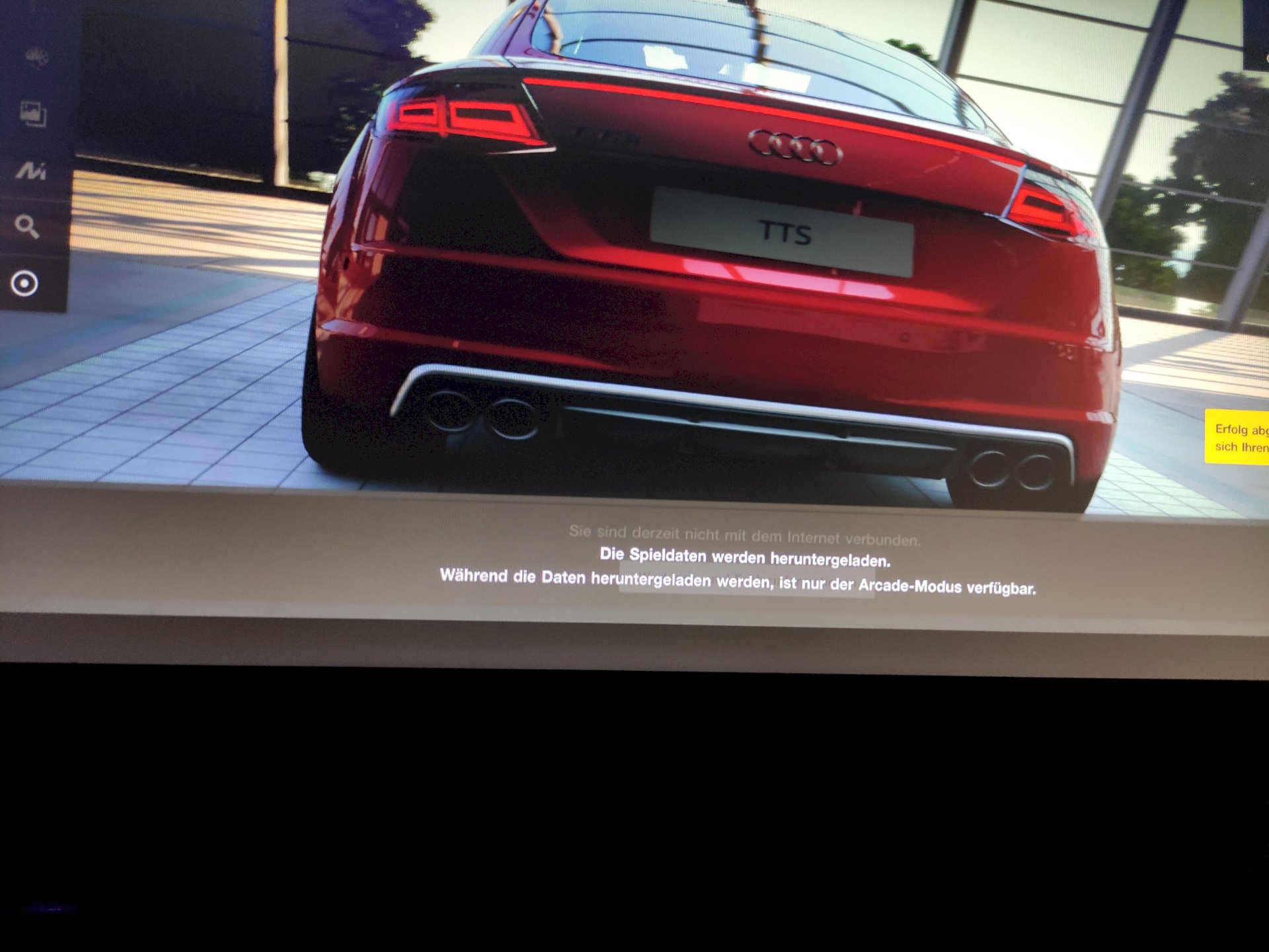 What can I do with this ad in Gran Turismo purchased on Ps4 and without Ps-Plus