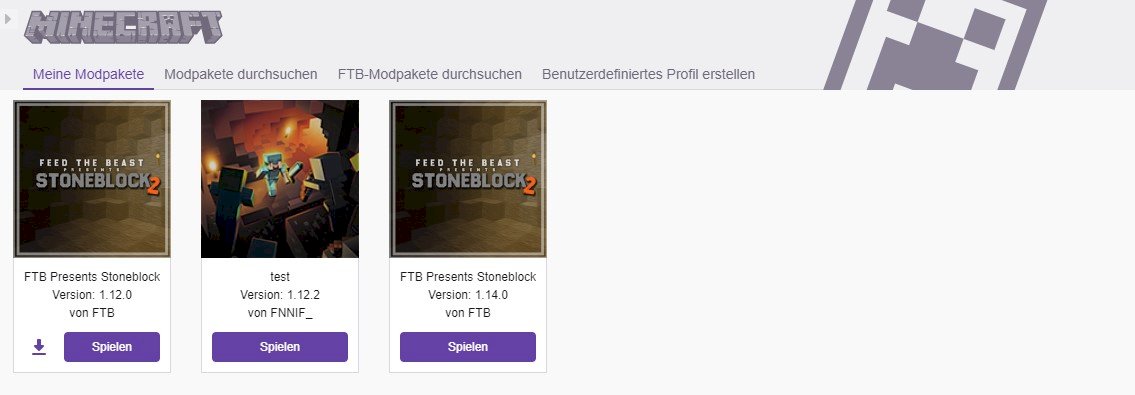 Minecraft modpacks do not start on Twitch - 1