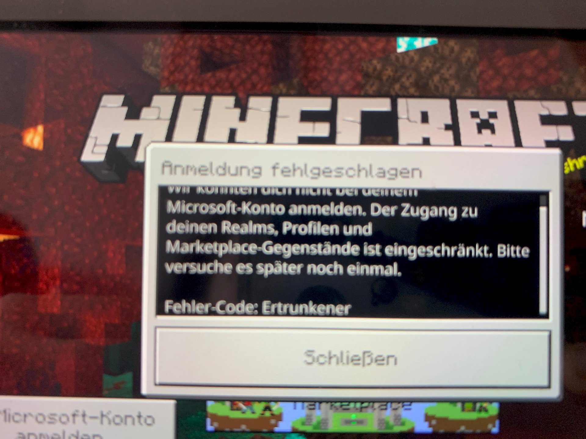 Minecraft Error Code Drowned On Nintendo Switch Consoleshub