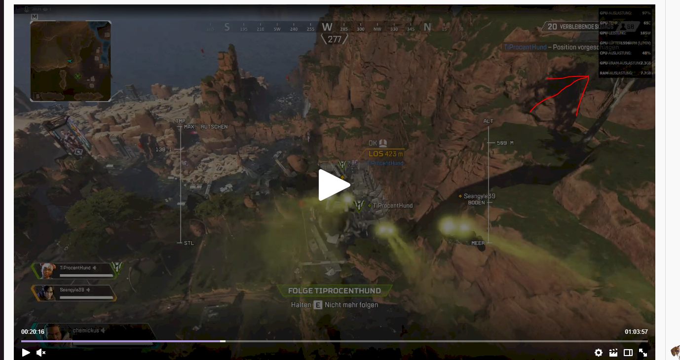 Stream jerky but play Apex runs smoothly