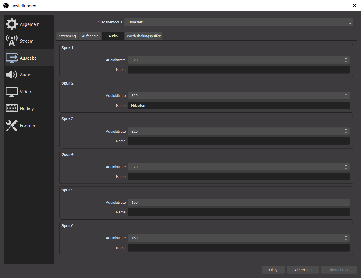 Which settings - 1
