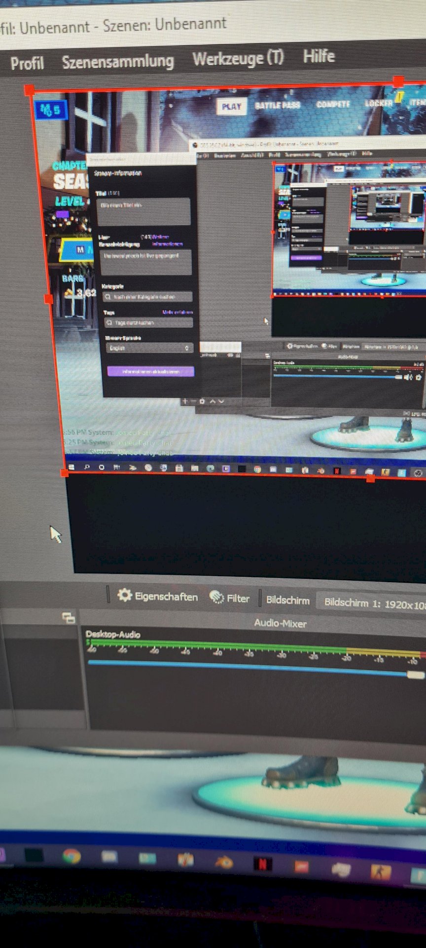 Stream with obs on twitch
