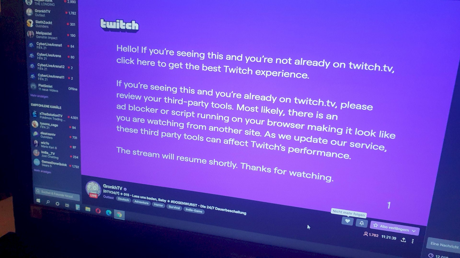 Do you have this message too