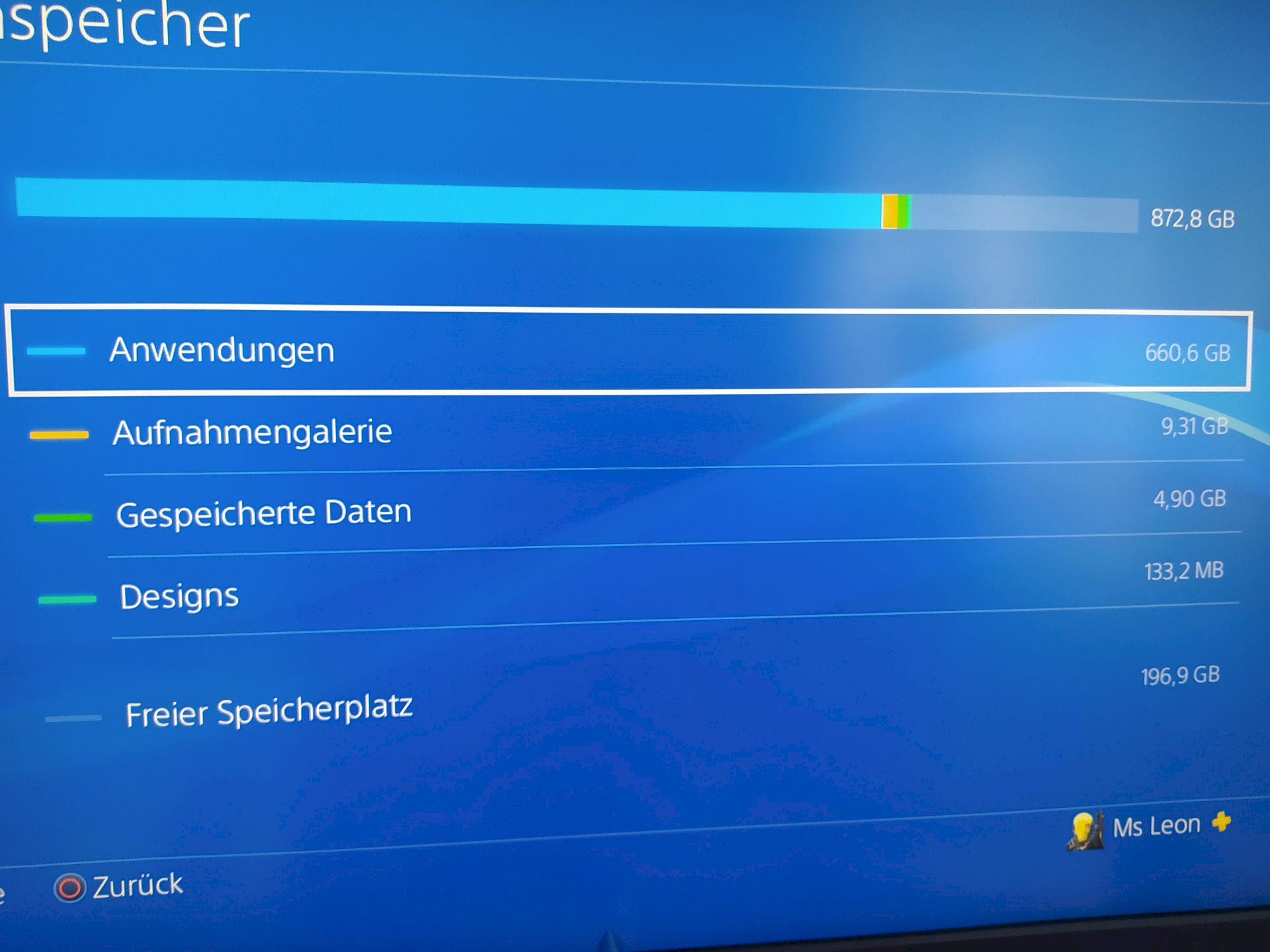 No more memory on Ps4