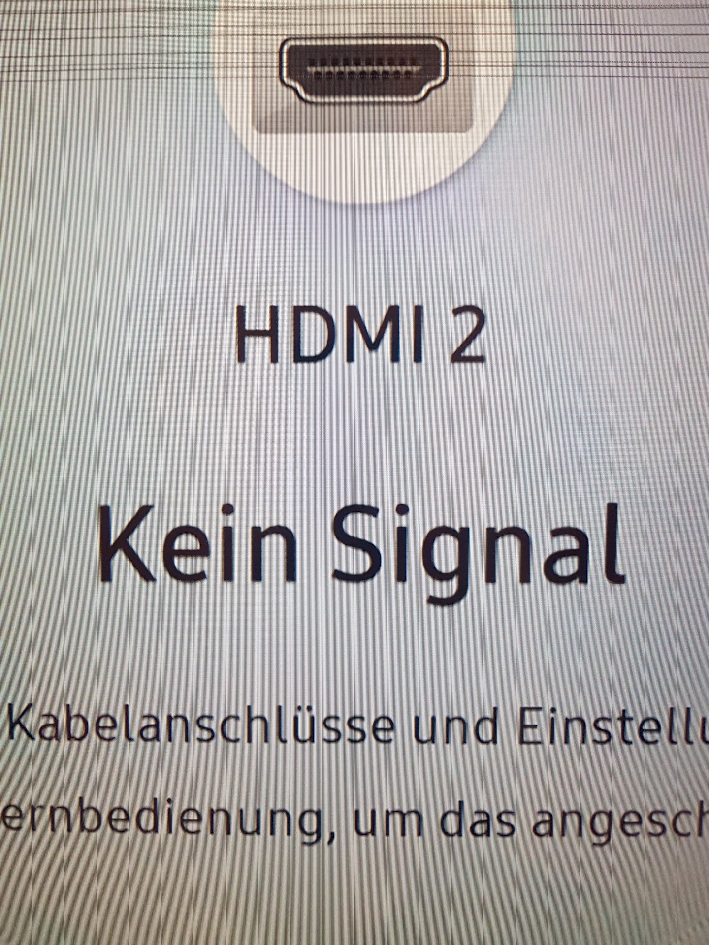 Samsung TV no longer recognizes HDMI - 1