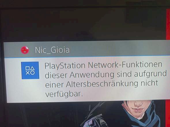 Playstation Network functions not available