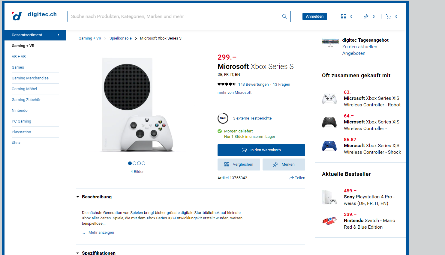 1 PS5 Xbox Series-X per person