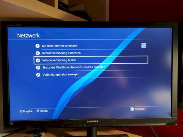 PS4 internet connection not possible